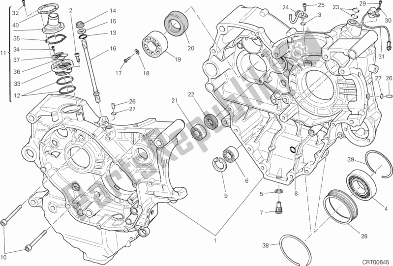 Tutte le parti per il Coppia Di Semicarter del Ducati Diavel Carbon Thailand 1200 2014